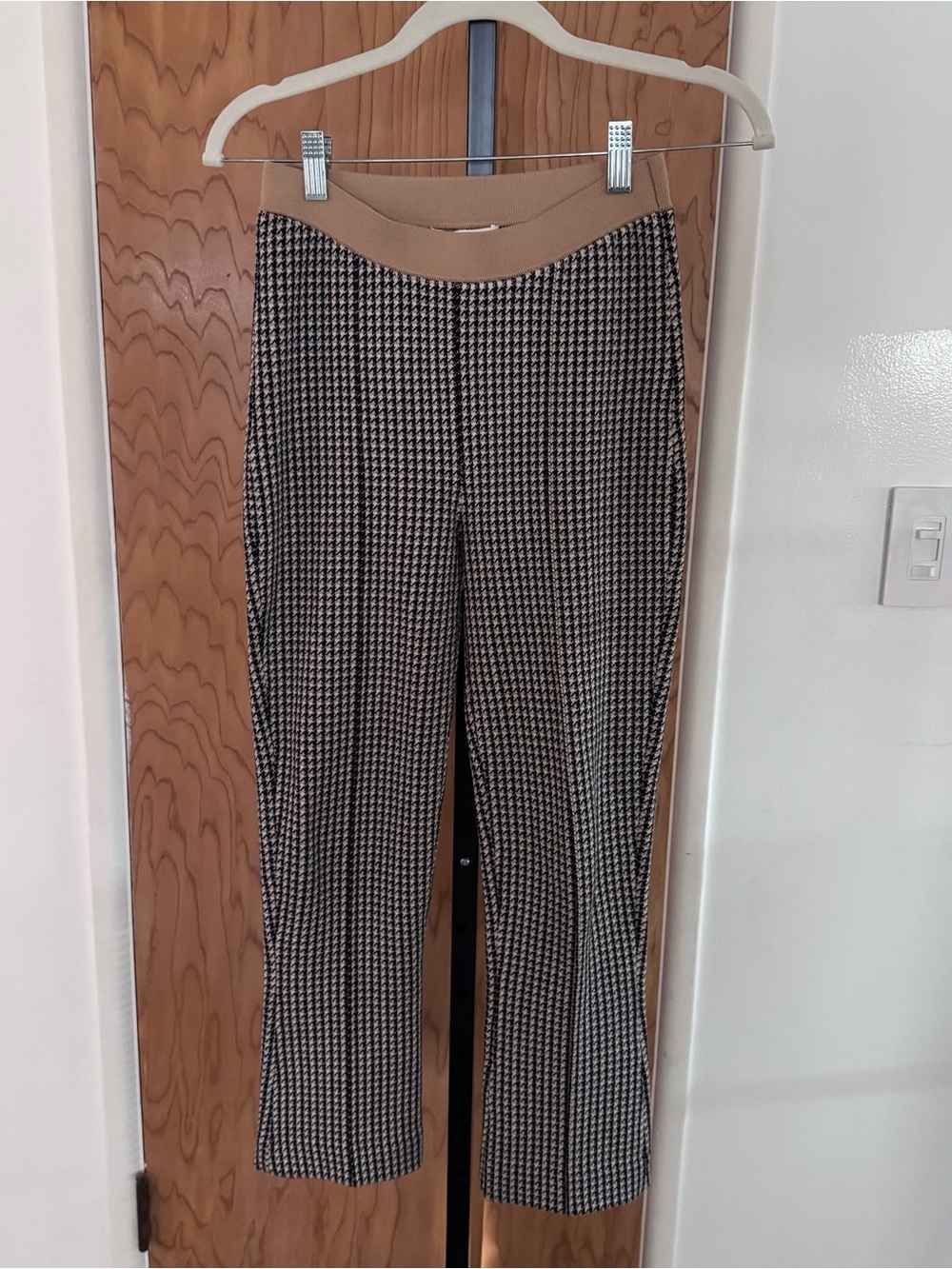 Jonathan Simkhai Beige brown Knit skinny pants women XS